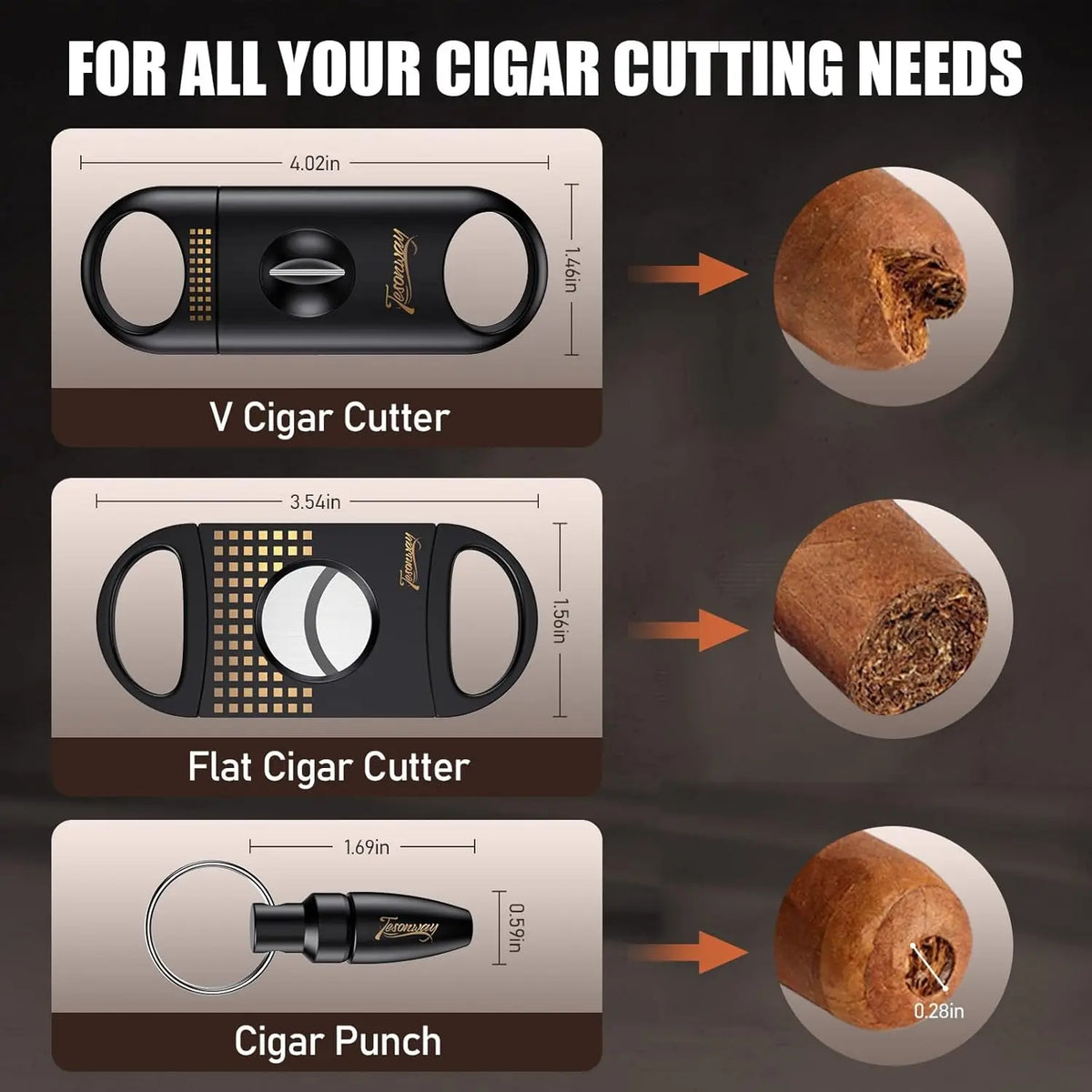 Marble Grain finish cedar cigar humidor with glass top, side angle view