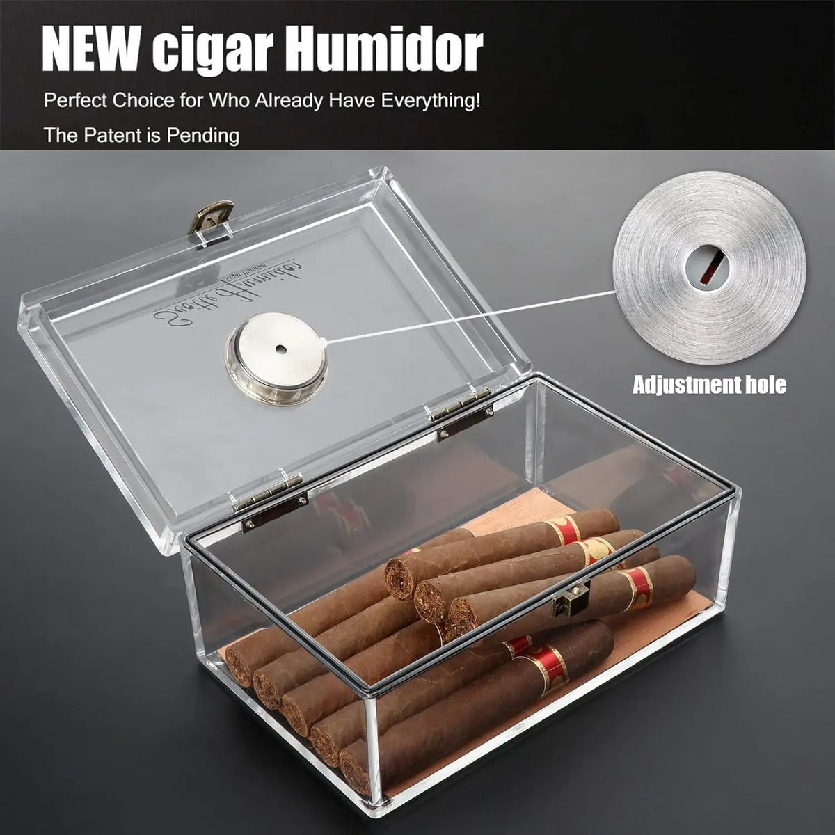 Scotte 20-cigar humidor gift box packaging, safe for shipping and gifting